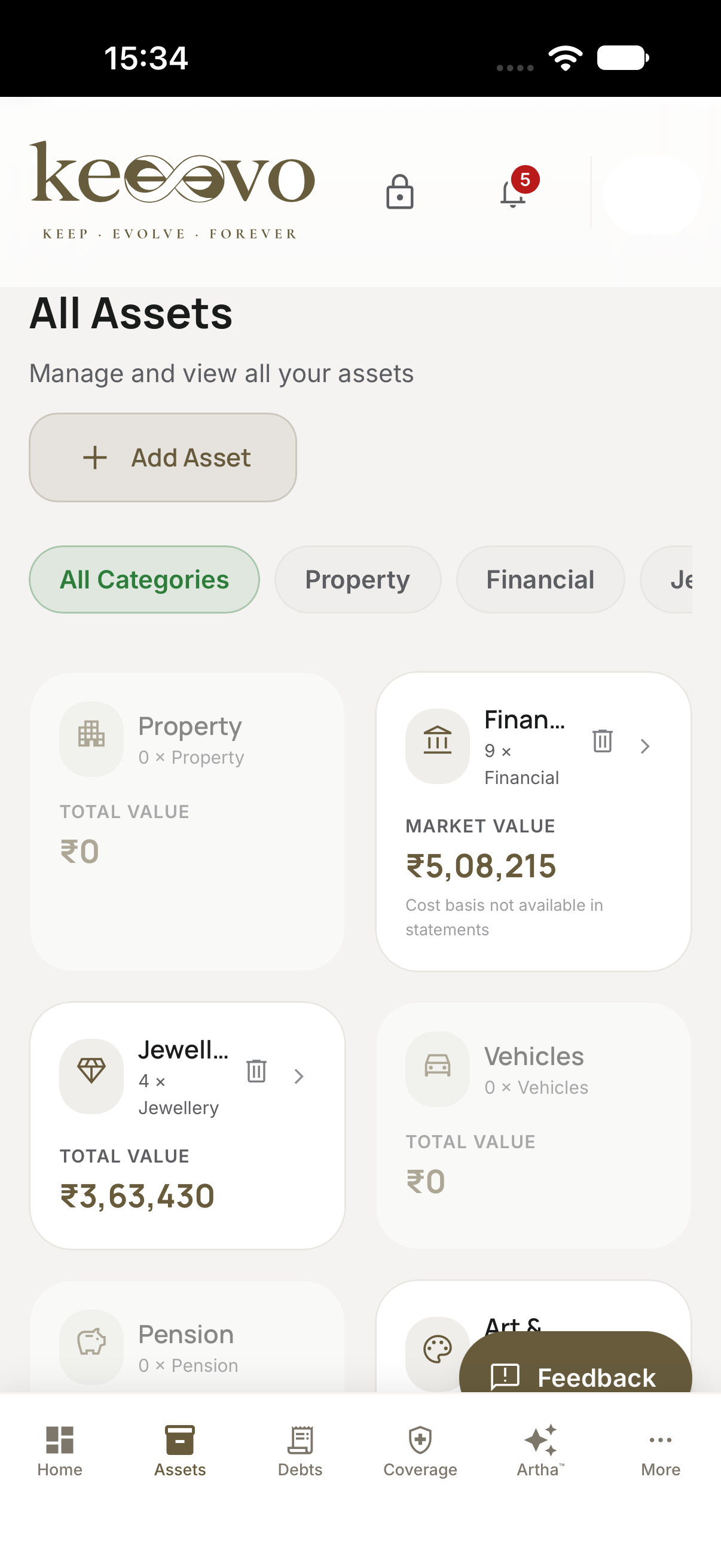 Keeevo Assets